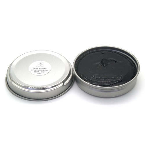 Charcoal leather restorer for