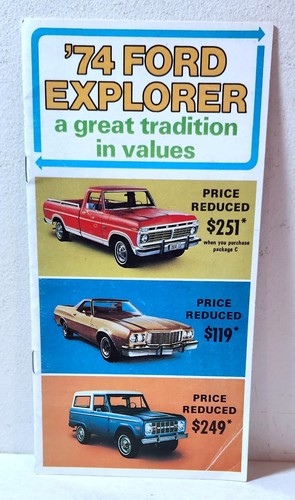 1974 ford explorer sales - explorer,
