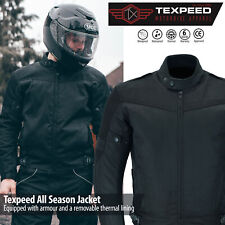 Motorbike Motorcycle Jacket Thermal Waterproof CE Armour Cordura Textile Biker