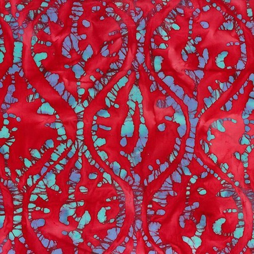 Hand dyed cotton batik - hand,