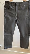 Wolf leather motorcycle trousers 32”