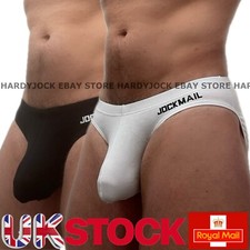Jockmail Mens Contoured Bulge Enhancing Pouch High Leg Mini Underwear Brief