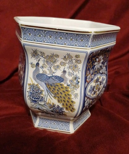 Panda hexagon vase - hexagon, and