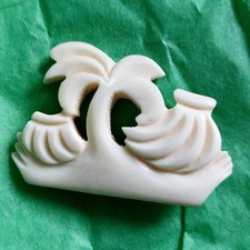 Vintage Quirky Banana Brooch, Bunch Of Bananas And Tree Or Palm Tree Brooch