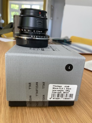 Ttartisan 35mm l mount - f1.4,