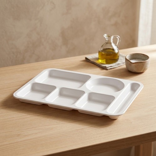 Rectangle melamine tray with - rectangle,