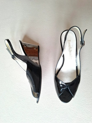 Russell bromley black patent - black,