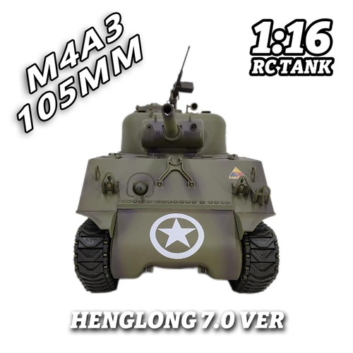 Henglong m4a3 sherman - 1:16, rc