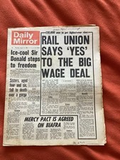 Kray Twins Stolen Bonds Mirror August 15 1968 Original Newspaper Page 9 