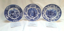 Wedgewood The Charles Dickens  Collection Plates With Certificates x 6
