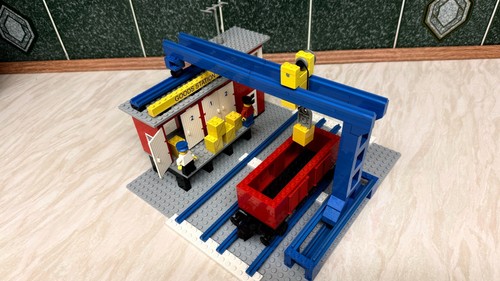 Lego 165 cargo station goods - lego,