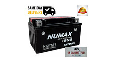 NUMAX NTX7ABS, YTX7A-BS - MOTORCYCLE BATTERY - Filled & Activated 12V 6AH