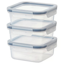 3x IKEA Food Storage