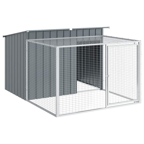 Dog house with run - house,