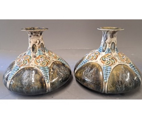 Pair art nouveau - art, vases