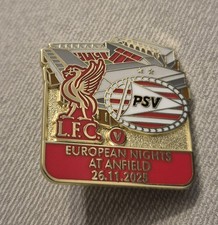 Liverpool v PSV Matchday Pin Badge - At Anfield 26.11.25 