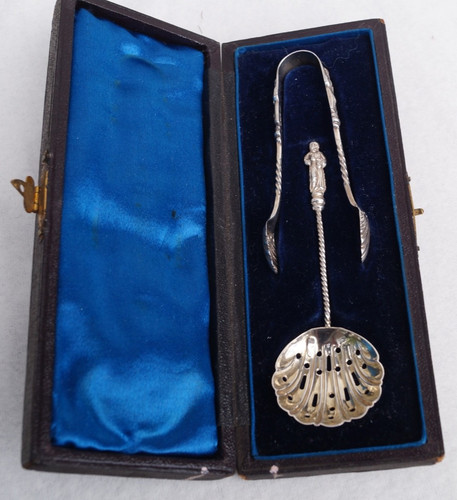 Antique silver sugar sifter - antique,