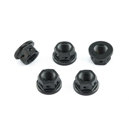 Titanium sprocket nuts m10 - nuts,