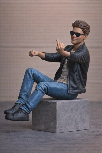 Young trendy car driver - c4,