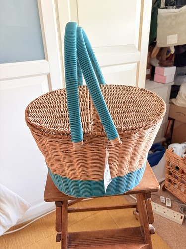 Rattan hamper large wicker - hamper,