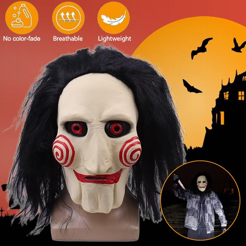 Halloween horror saw mask - halloween,