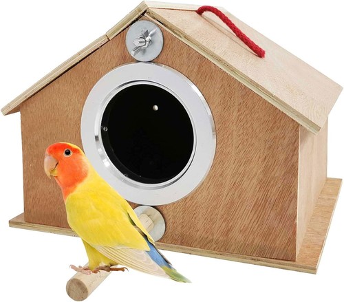 Parakeet nest box bird nesting - box,