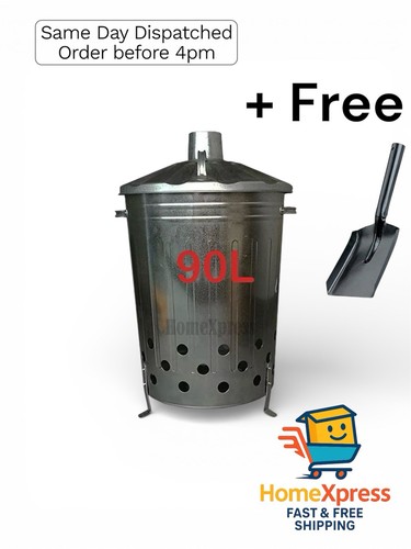 90l galvanised metal - galvanised,