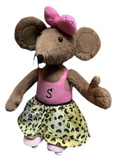 Rastamouse Scratchy Girl Plush Mouse Child TV Show Roller Skating Pink Soft Toy