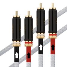 Pair OCC Silver Plated Wire