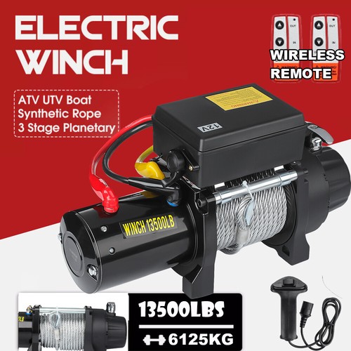 Electric winch 13500lb 4600kw - winch,