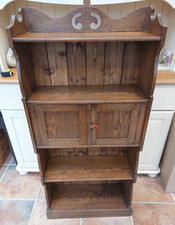 Antique oak 4 tier book case