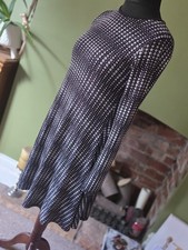 QED London Black & Silver Sparkly Dress