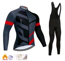 2pc Mens Winter Cycling Long