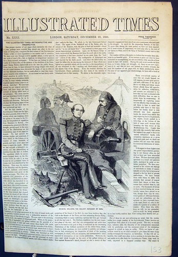 Original old antique print - old,