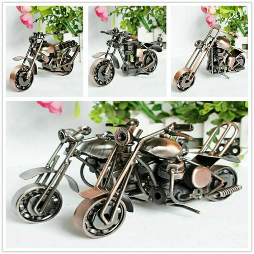 Metal bike sculptures - metal,