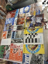 JOBLOT OF LEEDS UTD PROGRAMMES PLUS PLAYER OF YEAR SLIP 1978