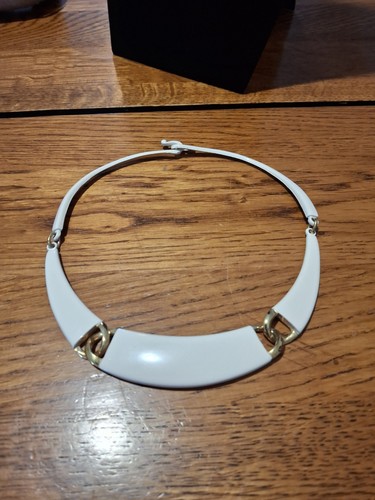 Vtg trifari white enamel - trifari,