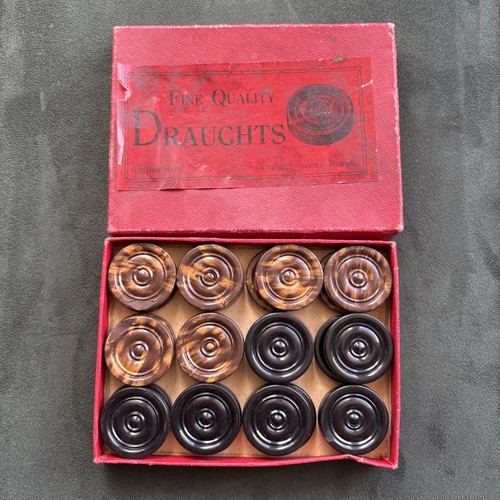 Vintage draughts set st - vintage,