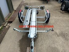 New ERDE PM310 Single Bike Trailer with Spare Wheel + 1.5m Ramp Incl 300kg MGW✅