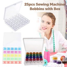 25 Bobbins with Plastic