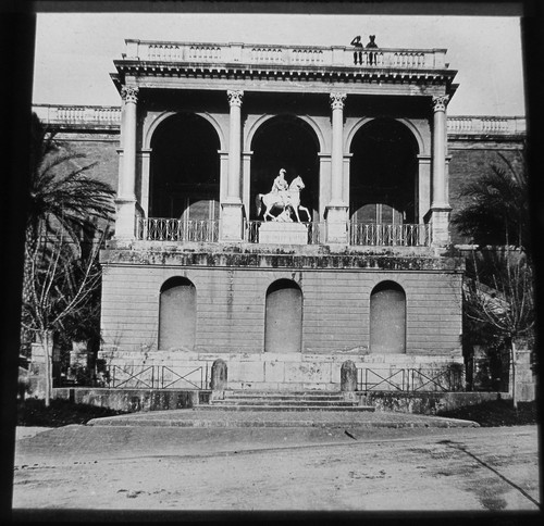 Glass magic lantern slide - magic,