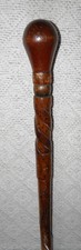 Antique Treen Walking Stick /