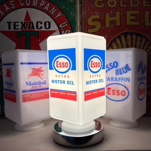 Esso extra motor - oil, square