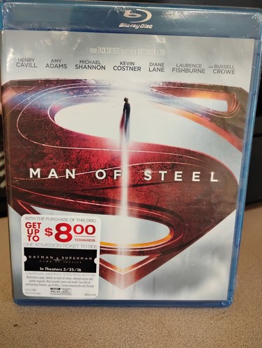 Man steel blu ray - man, blu-ray