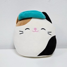 Squishmallows 8" Cam The Calico Cat With Hat Soft Plush Toy
