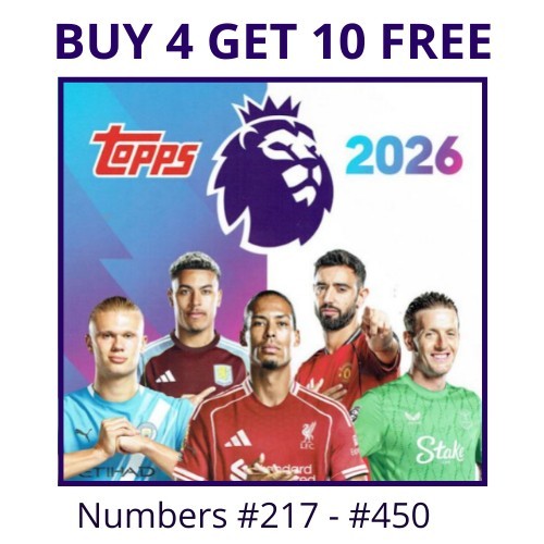 Topps premier league 2026 - topps,