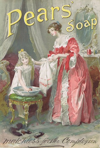 Pears soap coloured - coloured, victorian