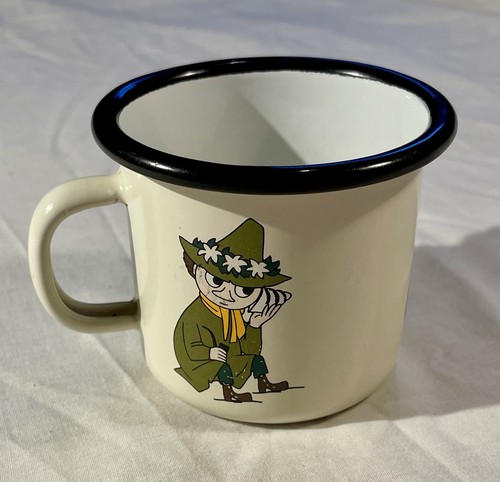 Moomin enamel mug - enamel, 3.25”