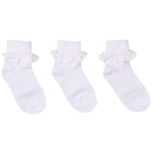 Pex white ankle socks - white, x3
