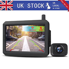 Digital Wireless Reversing Rear View Camera 5" LCD Monitor Car Truck Parking Kit